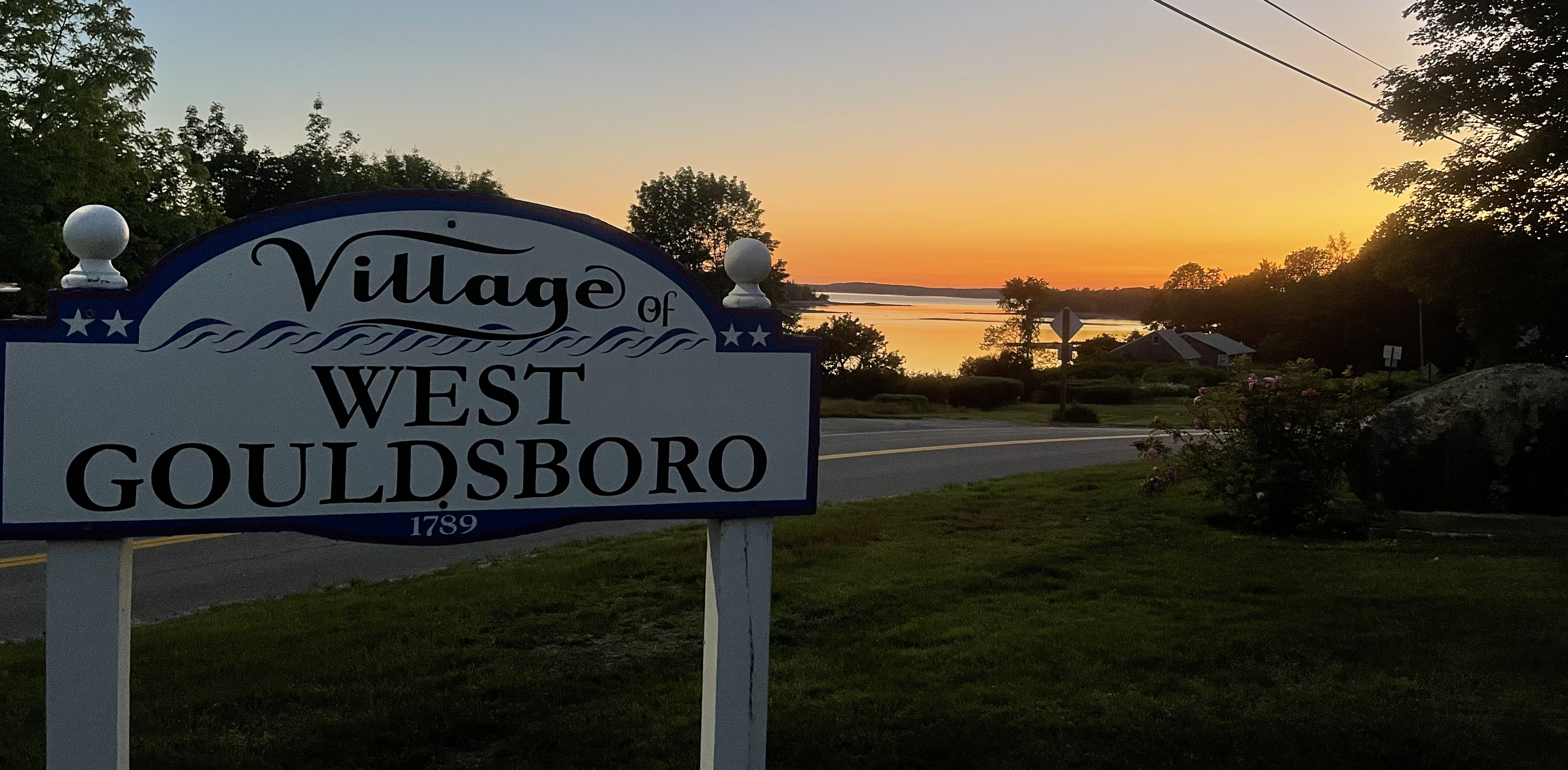 west gouldsboro sign